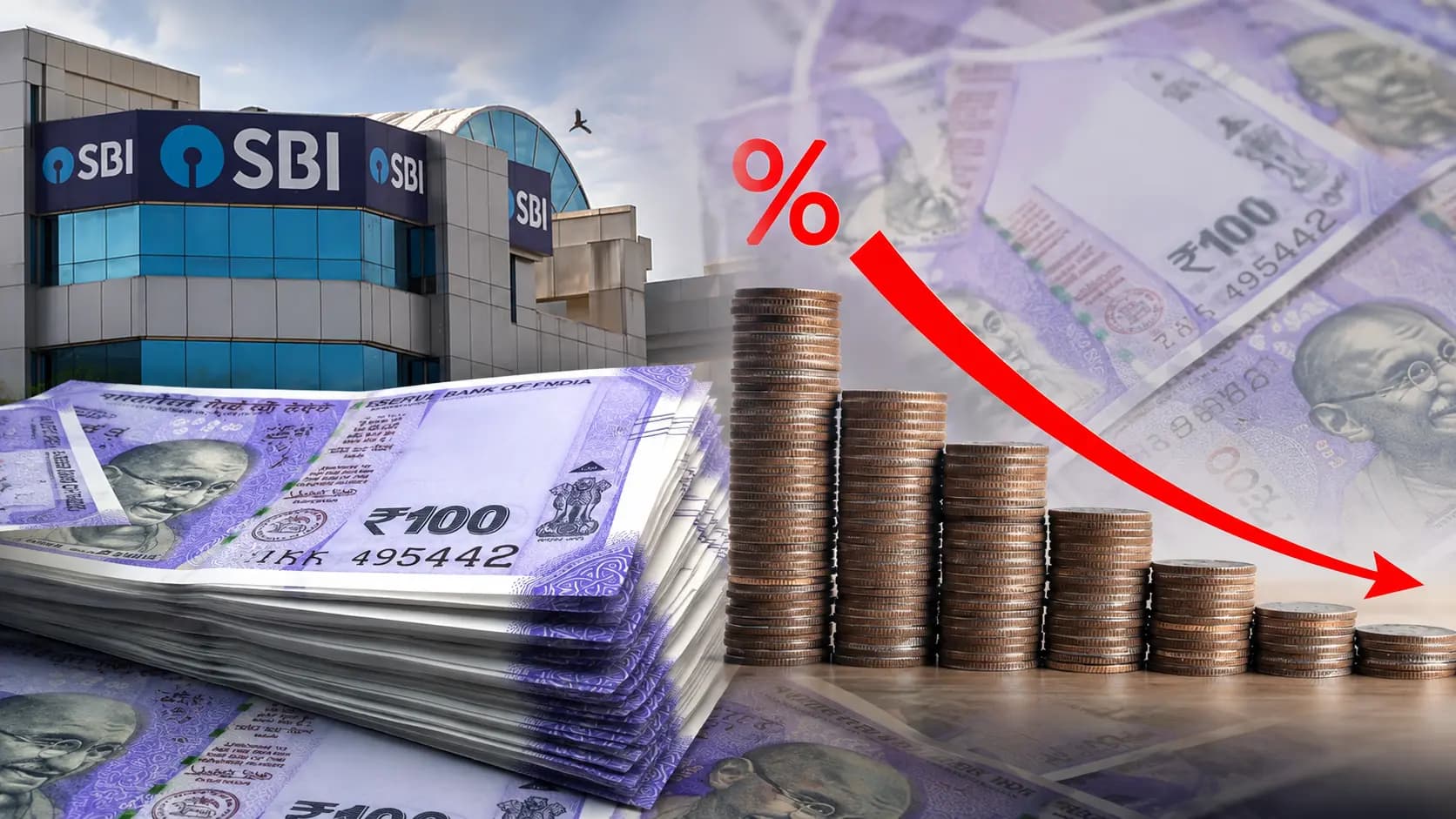 SBI FD Interest Rates Decrease 