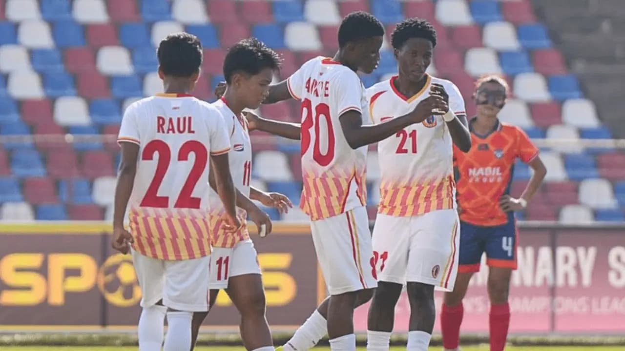 East Bengals dozen goal blitz sweeps Rovers away in a red and gold flood in AFC Womens Champions League