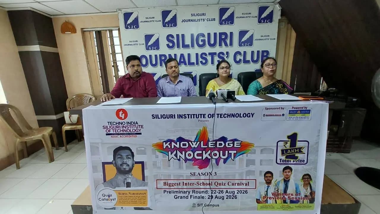 SIT Unveils Knowledge Knockout Season 3 at Siliguri Journalists Club