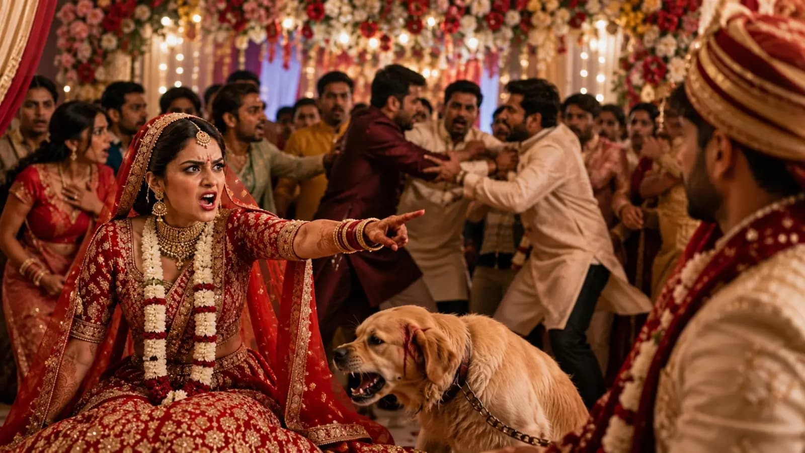 Bride Cancelled Wedding in the middle of the ceremony after Groom's relative hits pet dog for barking
