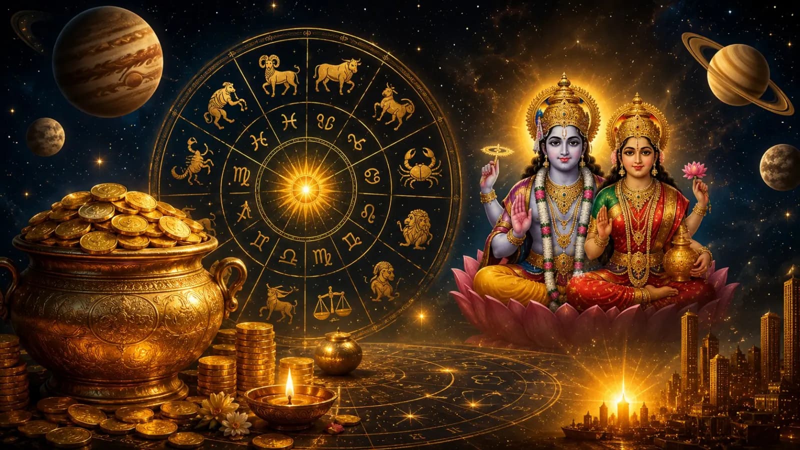 September 2026 Triple Rajyog: Malavya Bhadra Lakshmi Narayan Rajyog to benefit 4 Zodiac Signs