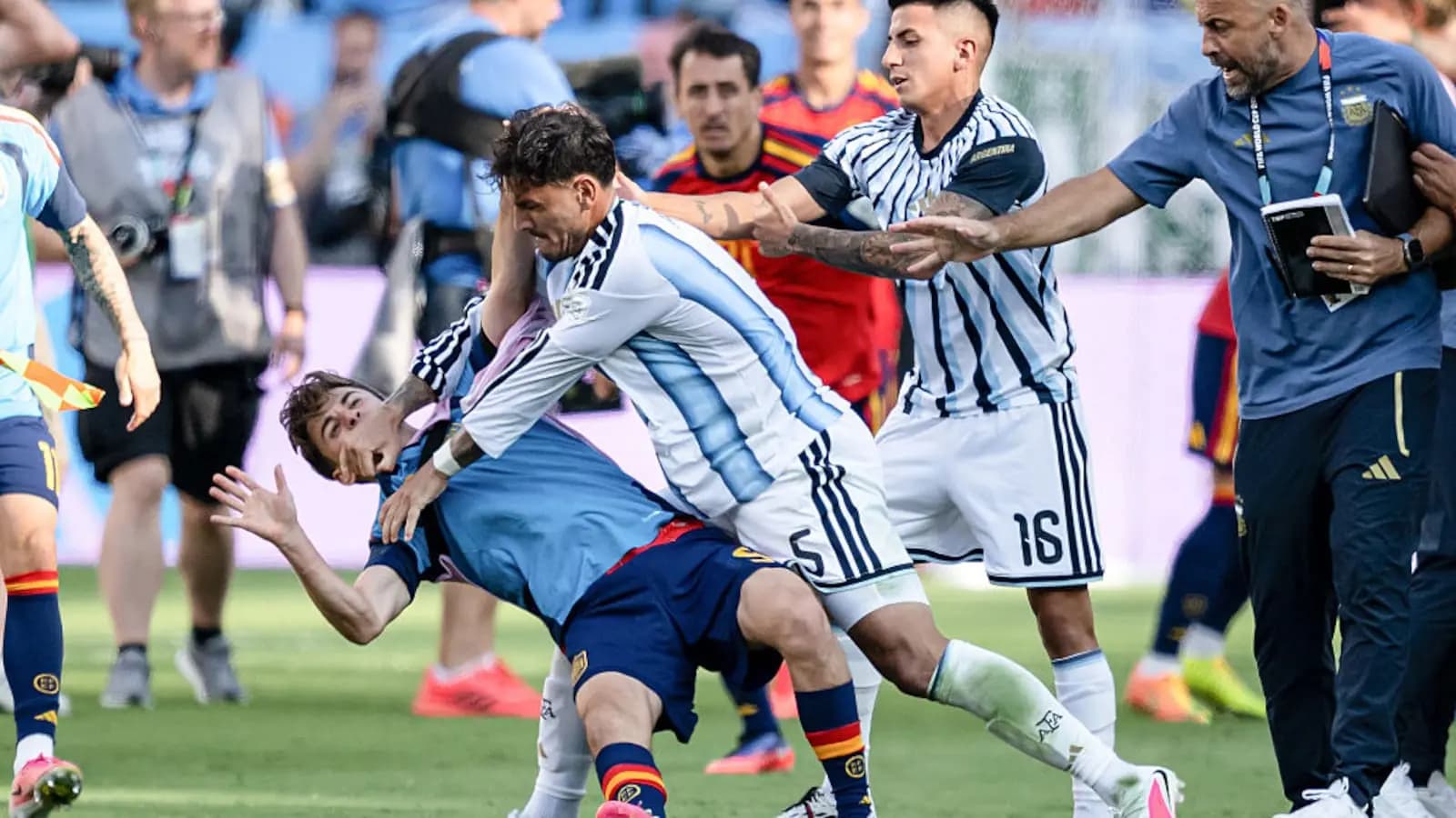 Lionel Messi's Argentina teammates punished by FIFA for World Cup Final brawl