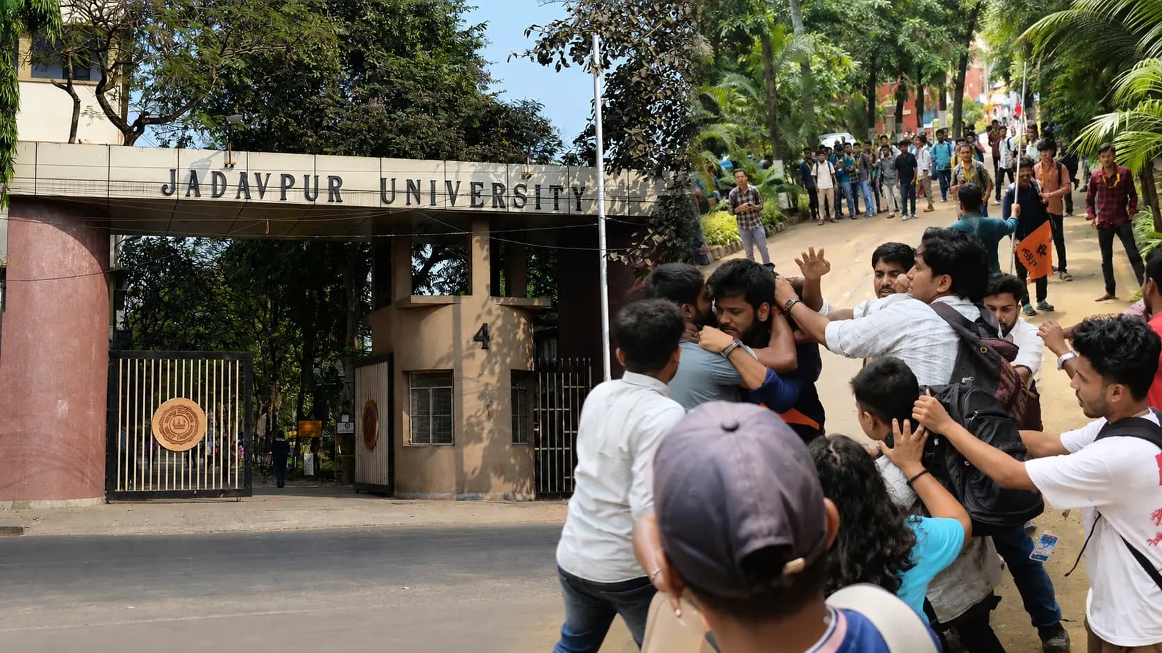 Clash at Midnapore College: ABVP accused of attacking SFI protest over Jadavpur incident