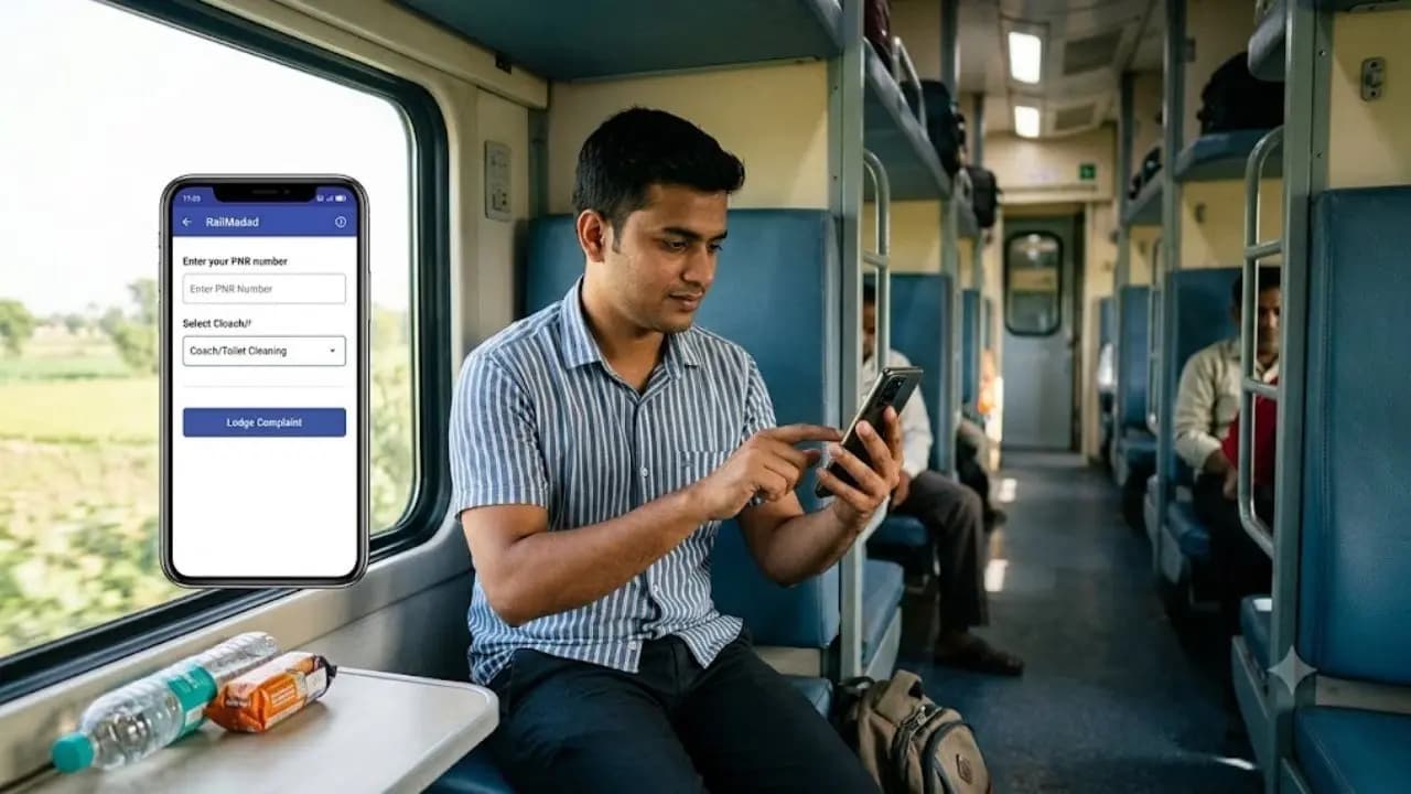 Indian Railways: How to Register How to Complain In Train Dirty Toilet Ac Not Working via RailMadad
