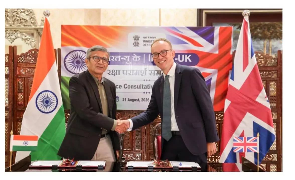 India-UK Defence Talks: India and UK Agree to Boost Defence Tech and Maritime Security