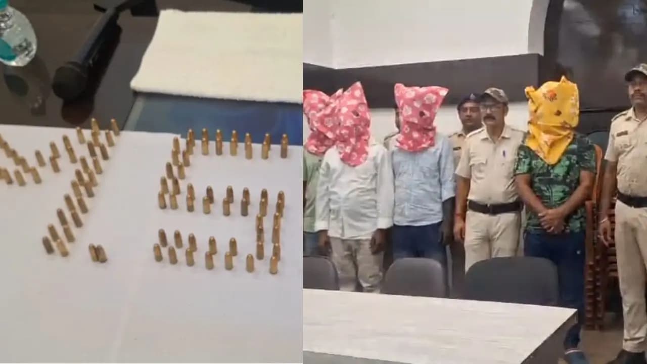 Murshidabad News: Huge cache of illegal firearms and ammunition recovered from TMC leader Papai Ghoshs house in Murshidabad