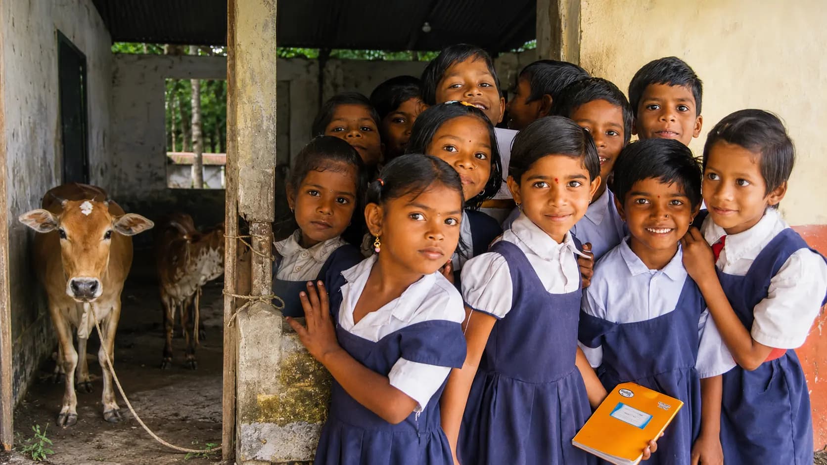 A Jaipur Primary government school running in buffalo shed shifted to temporary building
