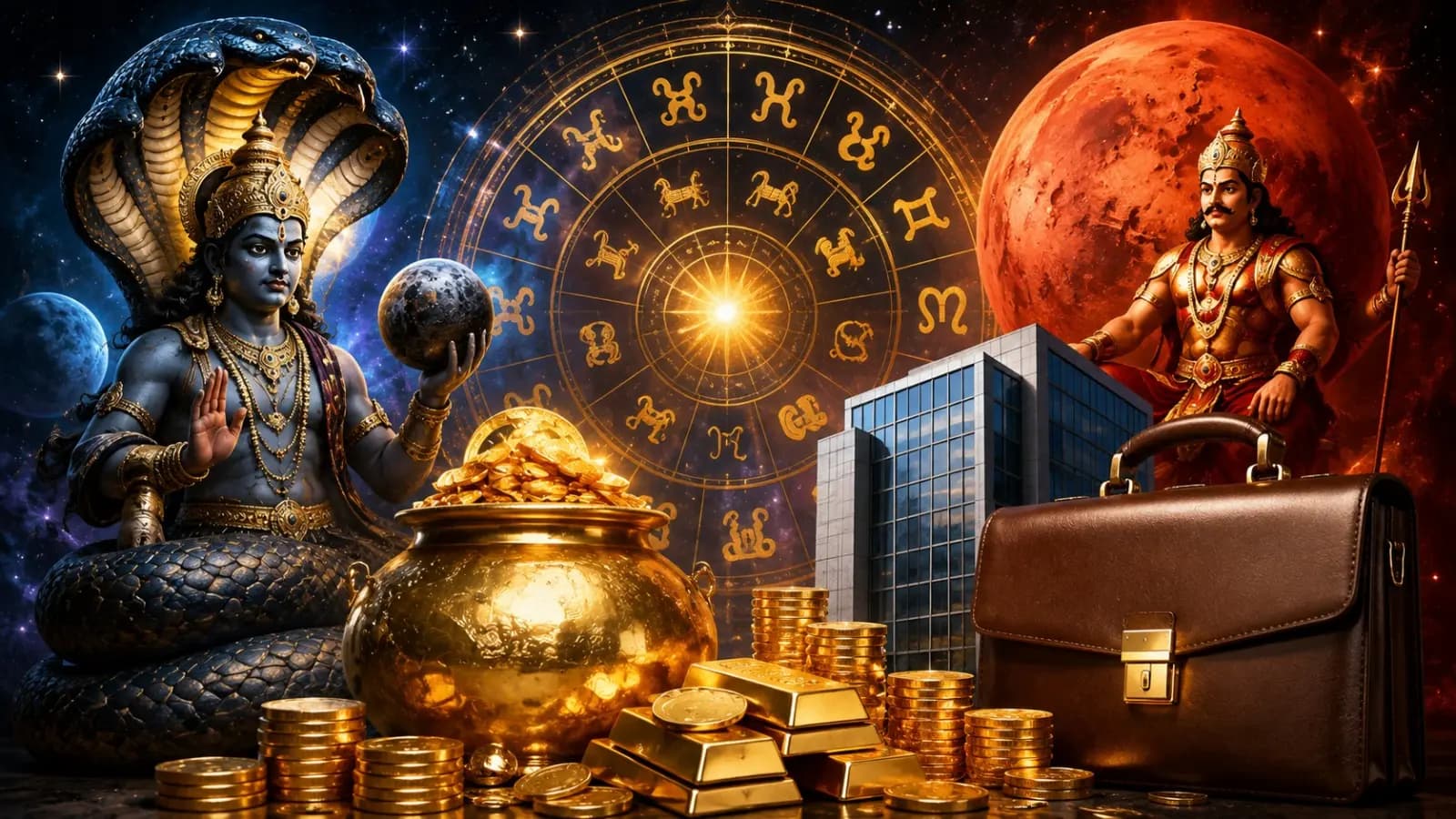 Navpancham Rajyog 2026: Rahu Mangal Yog bring immense Wealth to 4 Zodiac Signs 