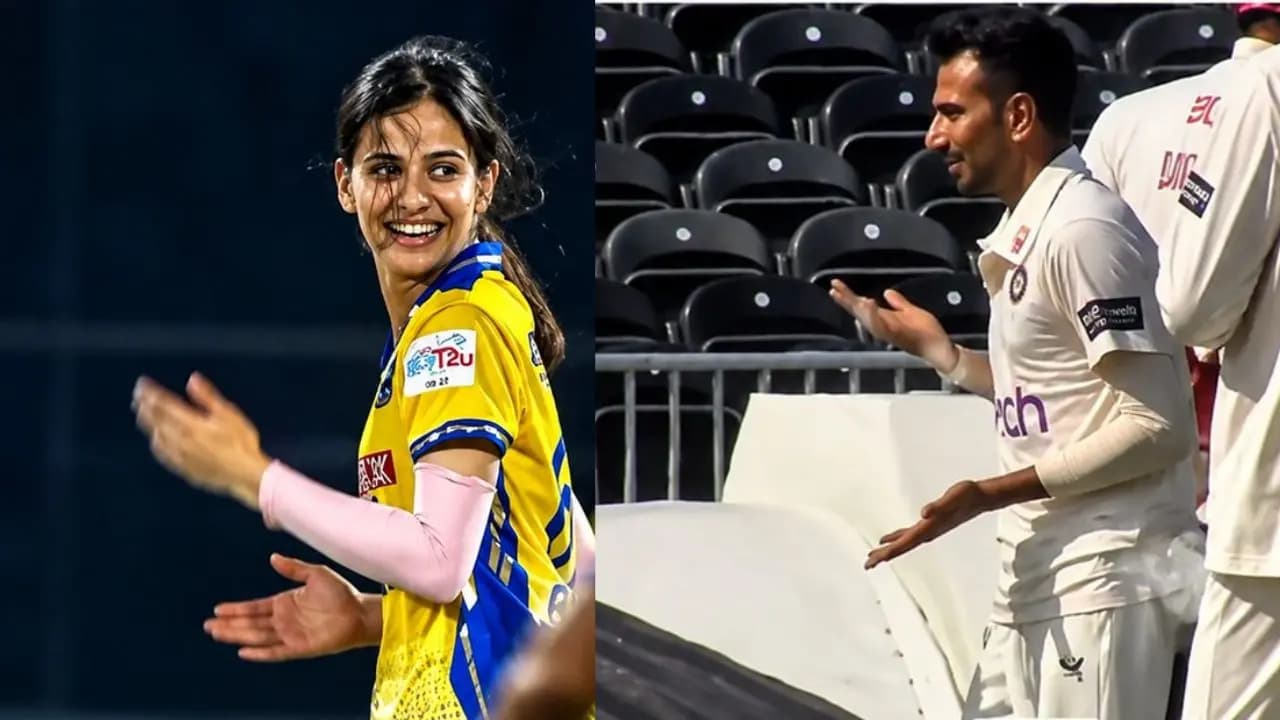 Yuzvendra Chahal recreated Delhi cricketer Medhavi Bidhuris viral celebration in County Championship