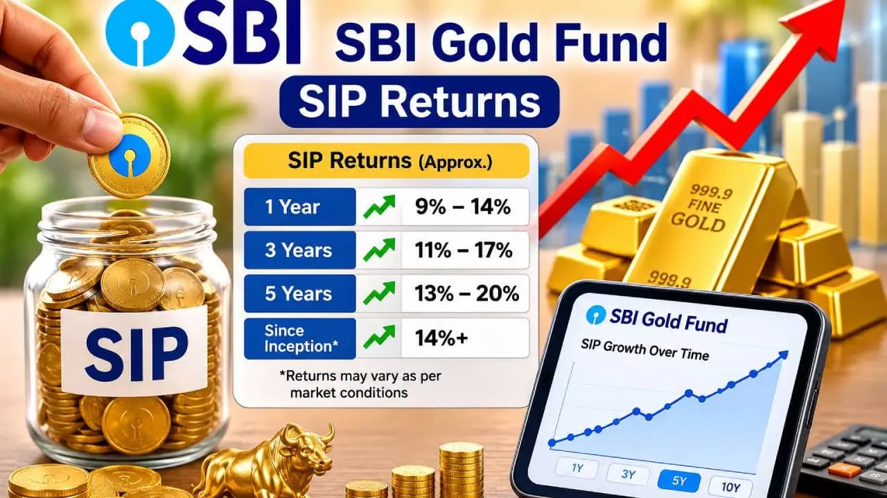 Gold Funds Beat Equity: SBI Gold Fund leads at 44.11%
