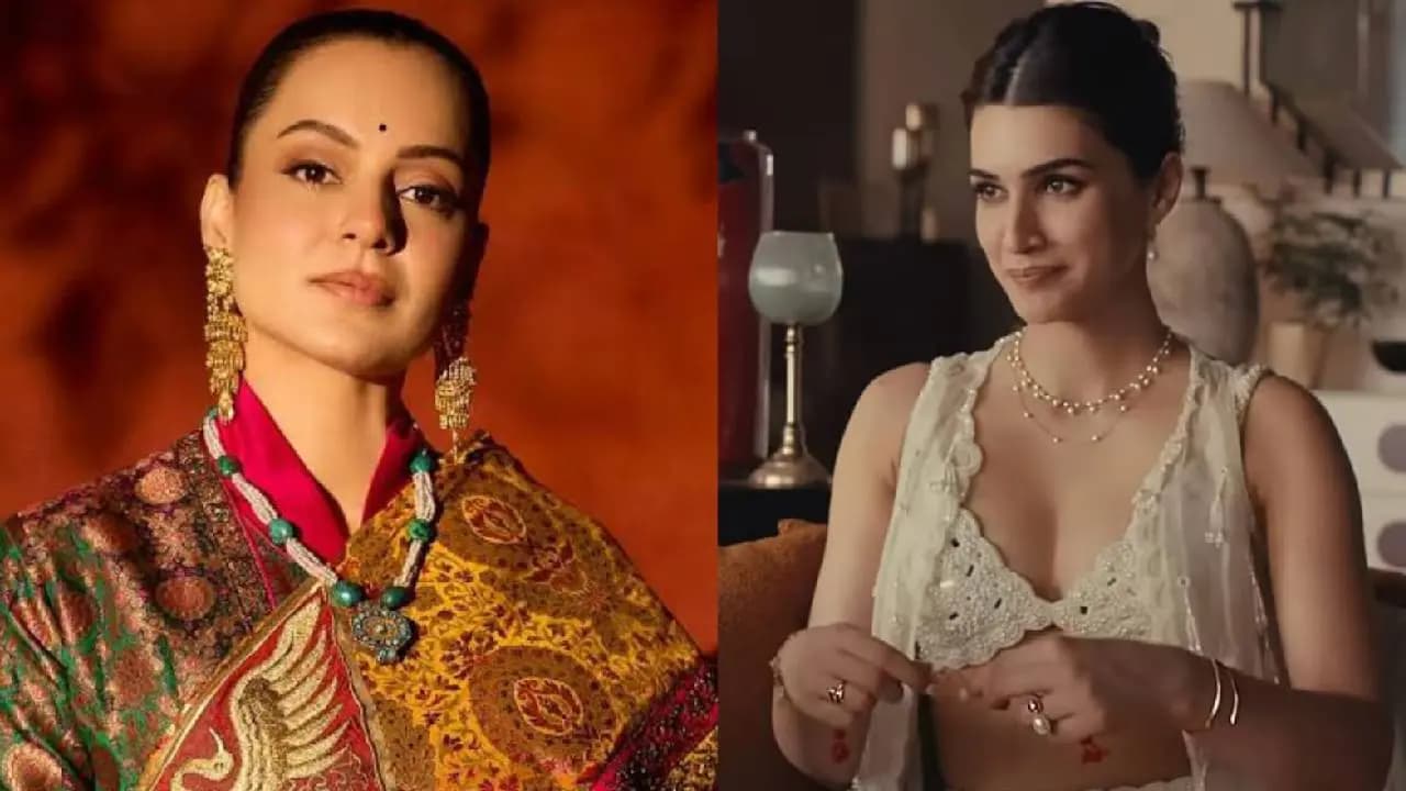 Kangana Ranaut slams Kriti Sanon for her dressing sense in the viral raksha bandhan advertisement 