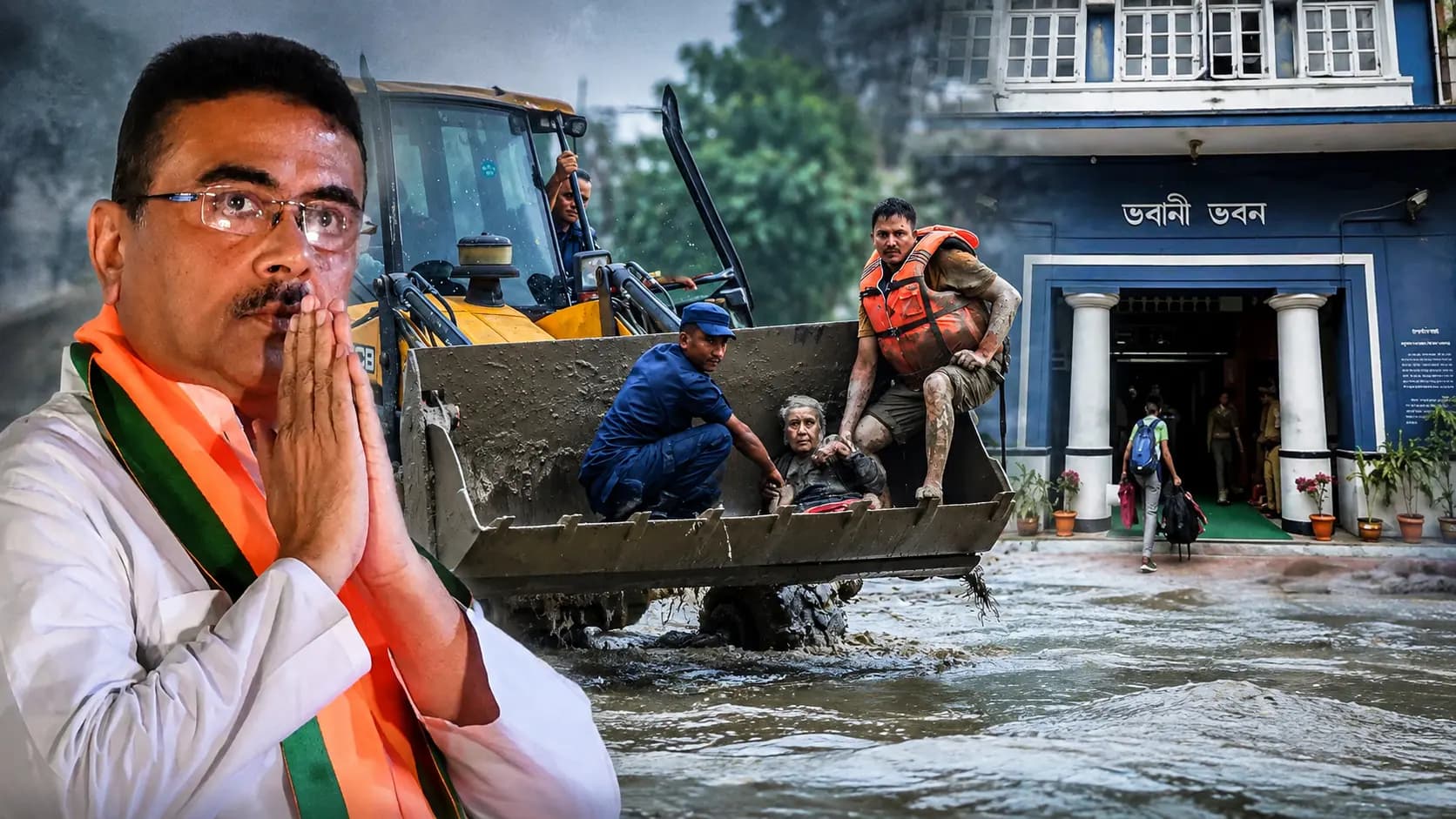 Nepal Disaster: The West Bengal government stands by those affected by the flash floods in Nepal helpline has been launched at Bhawani Bhawan, announced CM Suvendu Adhikari 