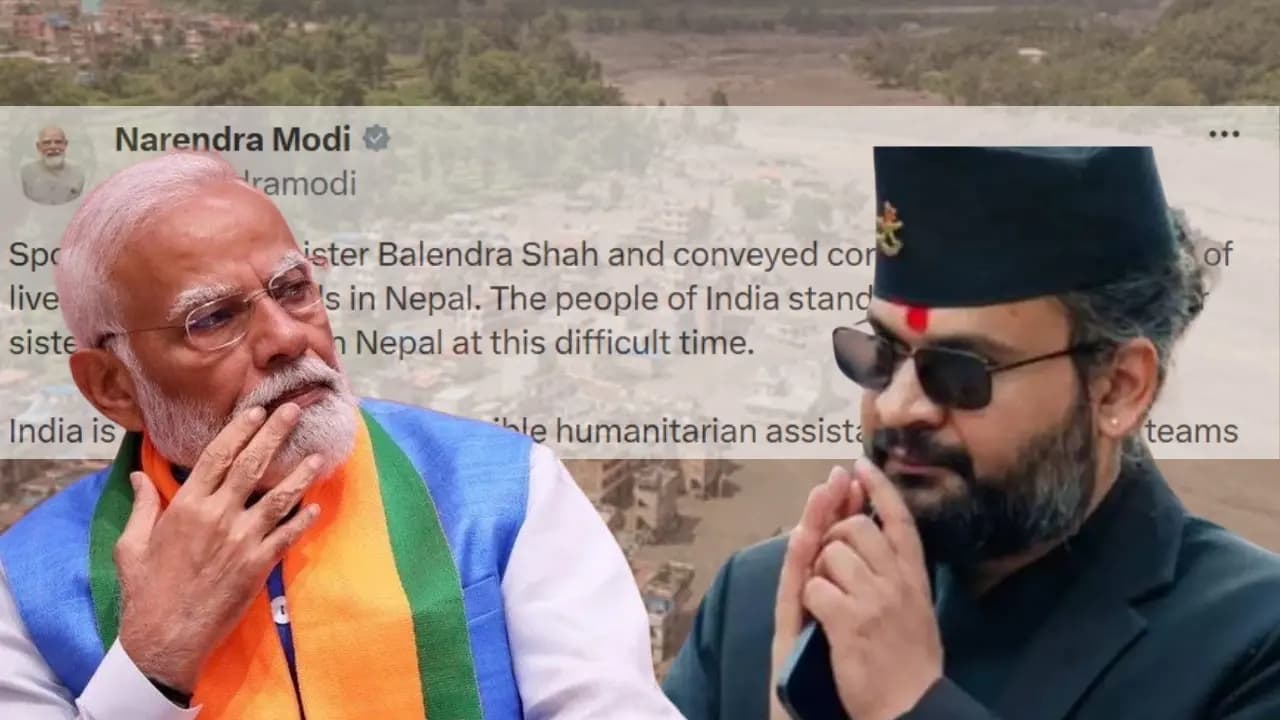 Nepal flash flood big update: PM Narendra Modi speaks with Nepal PM Balendra Shah