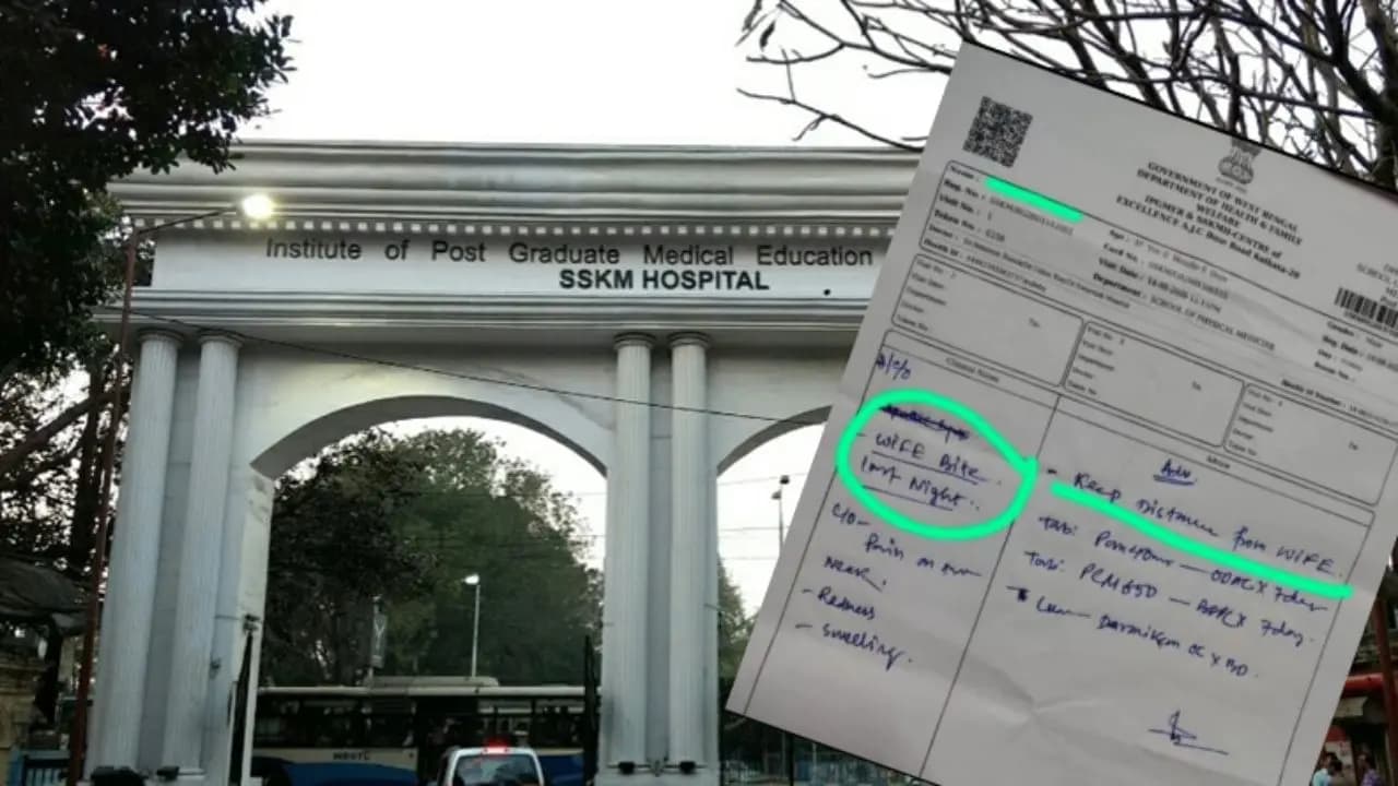 Keep Distance From Wife, Prescription from SSKM hospital has gone viral