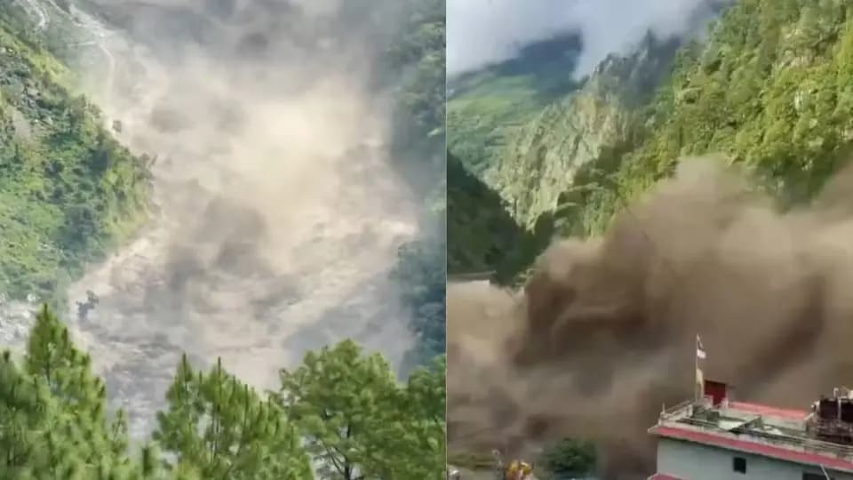 Nepal flash floods: Videos emerge as villages roads and bridges are washed away