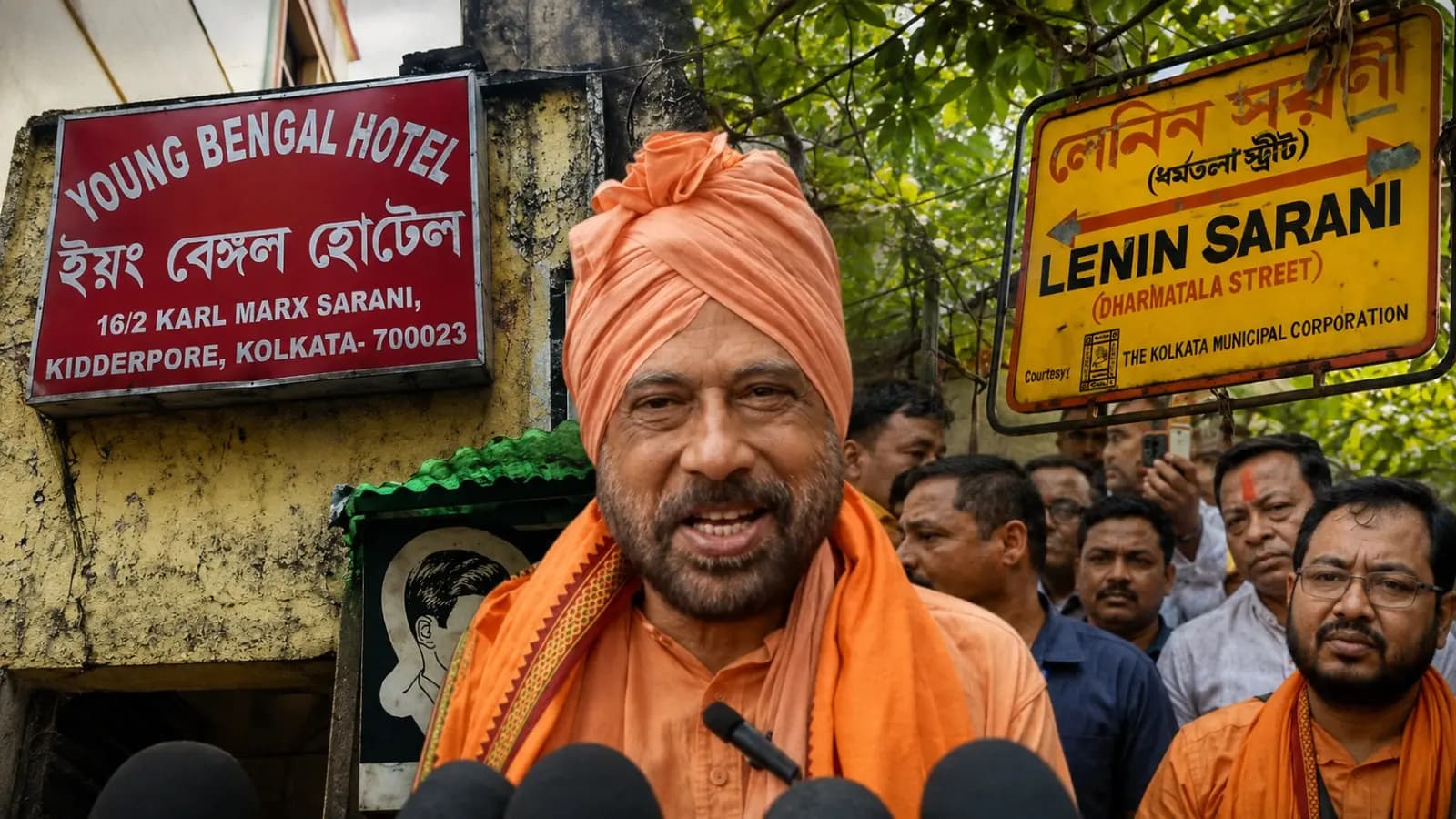 Renaming of roads begins right after Durga Puja Kartik Maharaj makes a major claim 