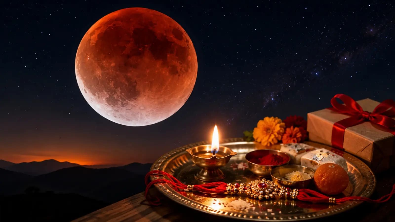 Chandra Grahan 28 August 2026 Lunar Eclipse Coincides with Raksha Bandhan Time India Visibility Sutak