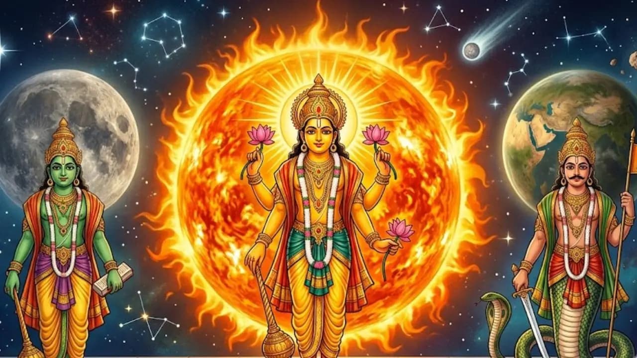 Trigrahi mahayuti 2026: due to sun Mercury and ketu conjunction these 4 zodiac signs will see growth in their career 