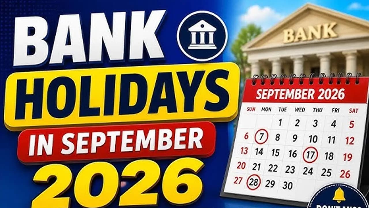 Bank Holidays In September 2026: Apart from Ganesh Chaturthi and Janmashtami on which other days will banks remain closed in September 2026 Check the list 