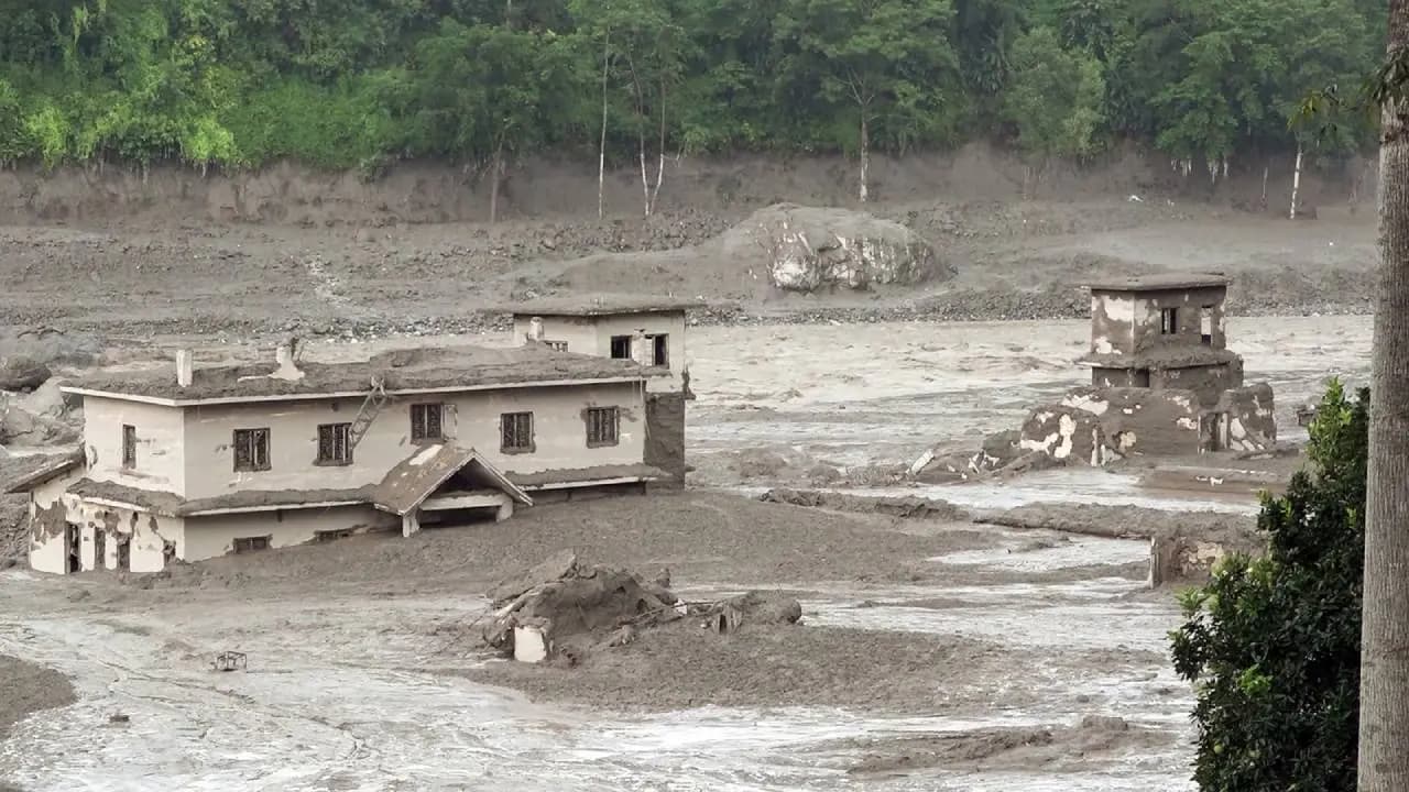 Nepal Flash Flood Horror: Massive Debris Flow Wipes Out Riverside Settlements