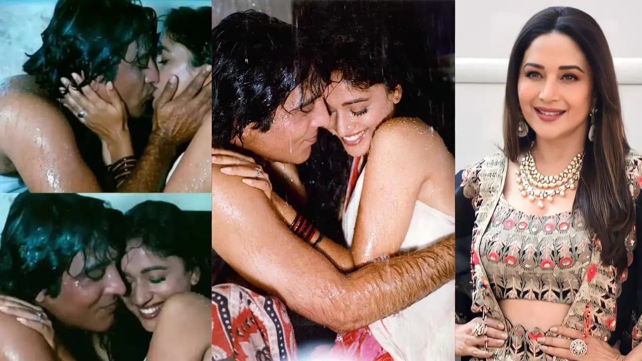 Madhuri Dixit Controversial Kissing Scene: Vinod Khanna kept kissing even after 'Cut' was called! An Awkward Moment Actress Want to Remove it from Movie