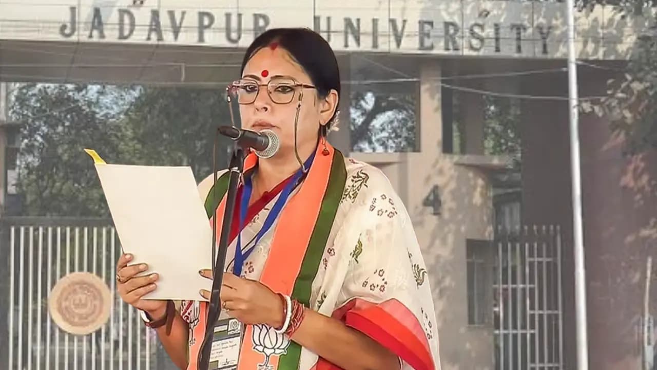 Agnimitra Paul alleged she was beaten in Jadavpur University