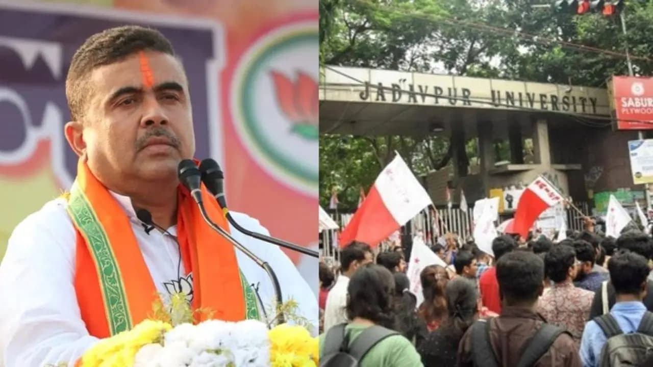 Suvendu Adhikari Warns of Clean-Up at Jadavpur University