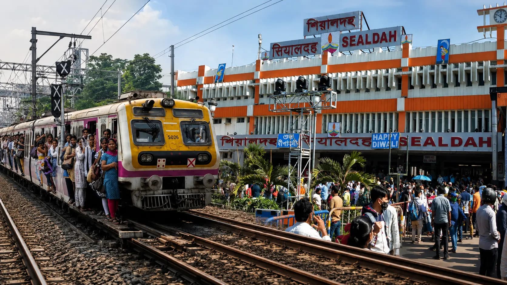 Local Trains Cancelled: numbers of local trains cancelled again in the Sealdah Division this Sunday find out in advance which trains will not run
