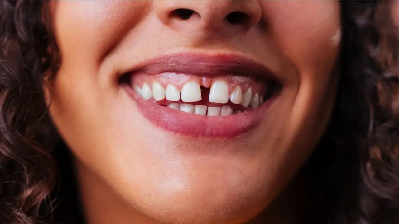 A gap between the two front teeth? People are Very lucky who have this Defect according to Astrology