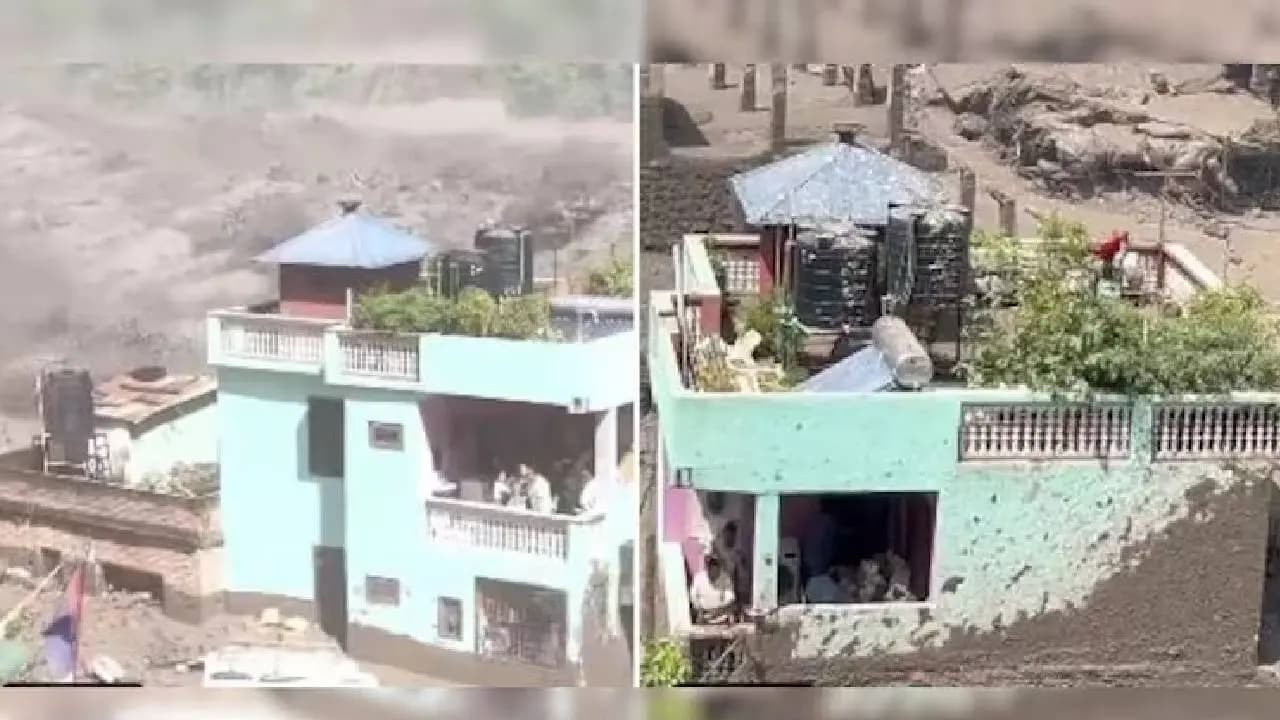 Nepal Flash Flood: Viral Video shows This House Stands Amid Destruction Family Rescued Safely