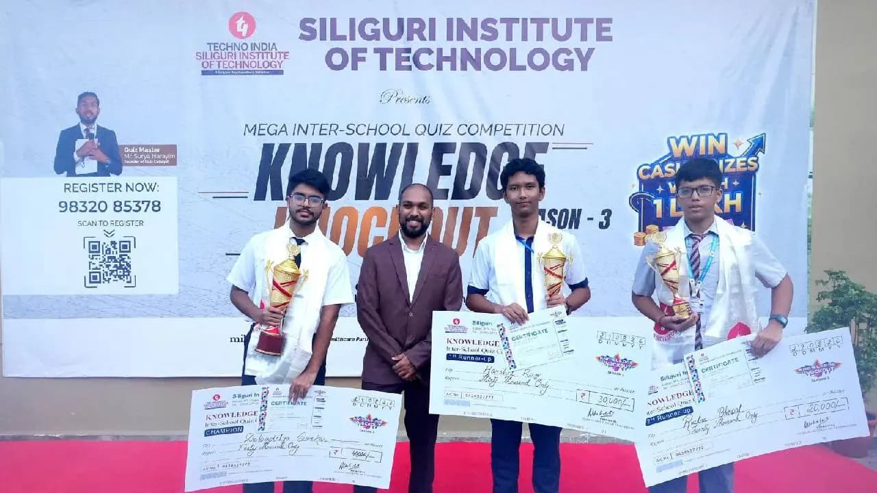 More Than Four Thousands Students Participated in Knowledge Knockout Season Three Organize By Siliguri Institute Of Technology