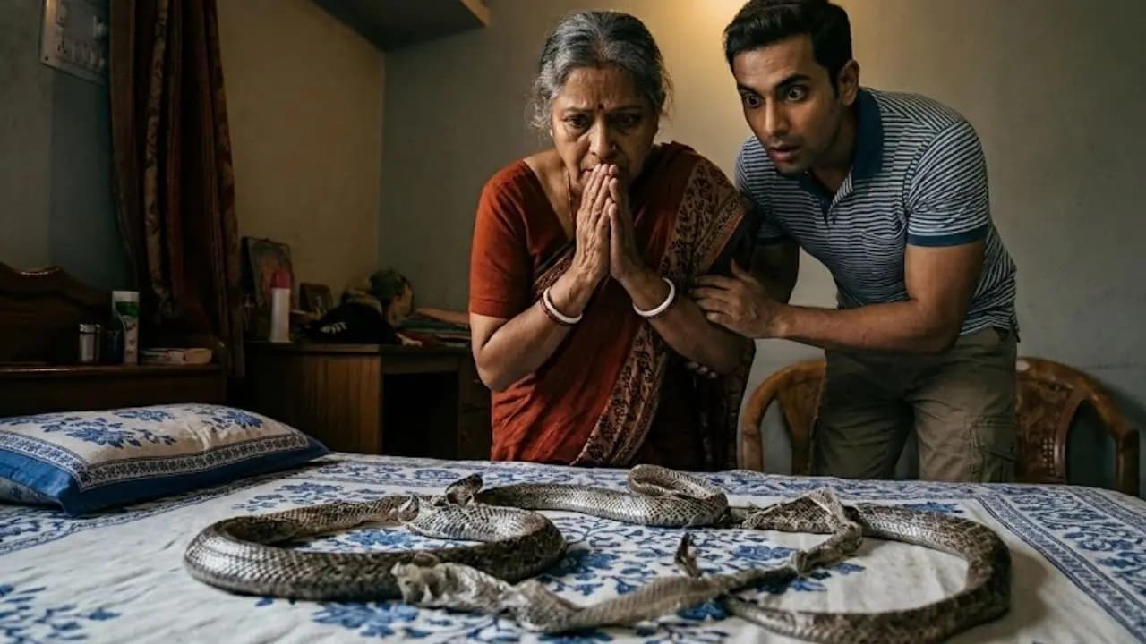 Viral: up woman leaves 5 foot snake skin on her bed to pretend  transformation into icchedhari naagin here is why