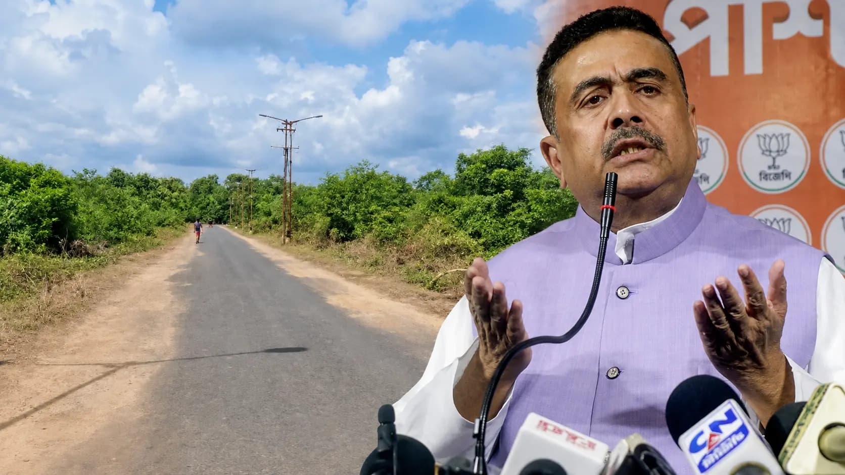 Suvendu’s First South Dinajpur Visit as CM: High-Level Prep in Balurghat Ahead of Airport Inspection