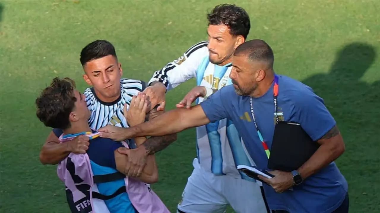 Argentina midfielder Leandro Paredes has criticised the 10-match suspension handed to him by FIFA