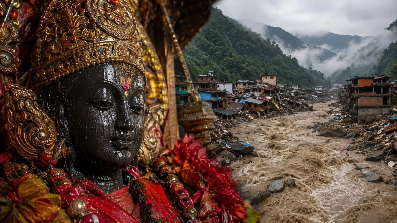 Sweating Goddess Idol at Palanchok Bhagwati Temple Sparks Omens Claim