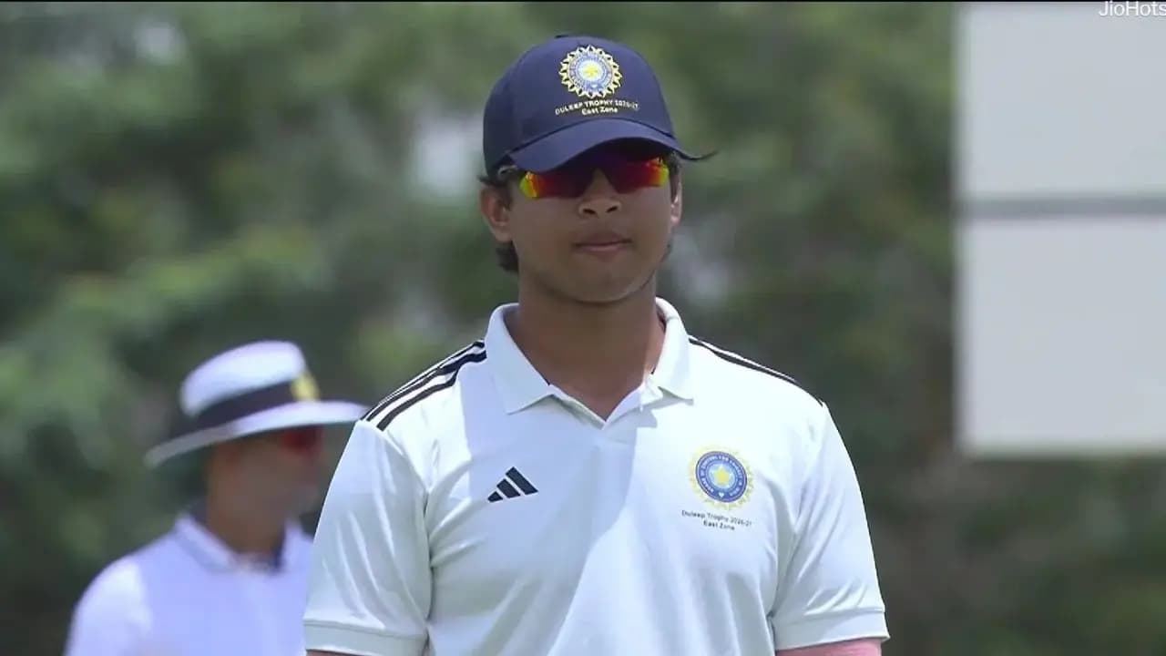 Vaibhav Sooryavanshi makes history by leading East Zone in the Duleep Trophy