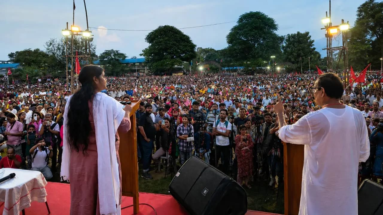 CPIM held mass meeting at Kalyani