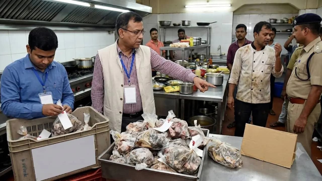 Food Safety Raid in Baduria Restaurant: Kilos of Stale Meat Seized, Notice Issued by Authorities