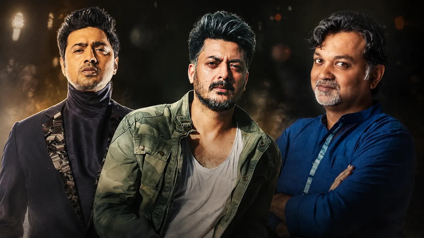 Srijit Mukherji Shankar Chakraborty and Jisshu Sengupta Dance to Dev Idhika’s Kishori song in Queen Victoria ebong Goyenda Kanaicharan film Pack Up Video