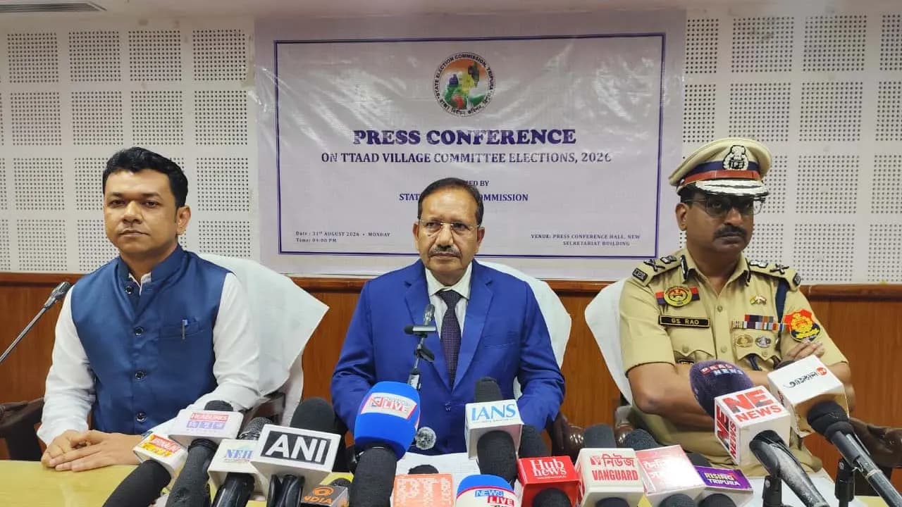 Tripura News: Dates announced for TTAADC village committee elections the Commission has revealed what is new about the polls this time 