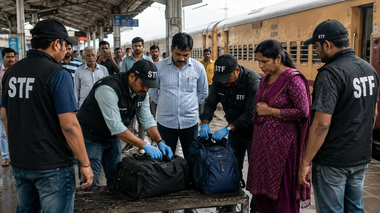 West Bengal STF Busts Drug Racket on Brahmaputra Express Seizes 1 kg Illegal Substance In New Farakka Station 