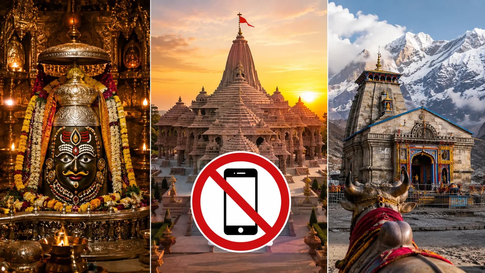 Mobile Phones are Banned in 10 Famous Temples, Including Ayodhya Ram Mandir, Kedarnath, and Kashi Vishwanath; Check Out the List