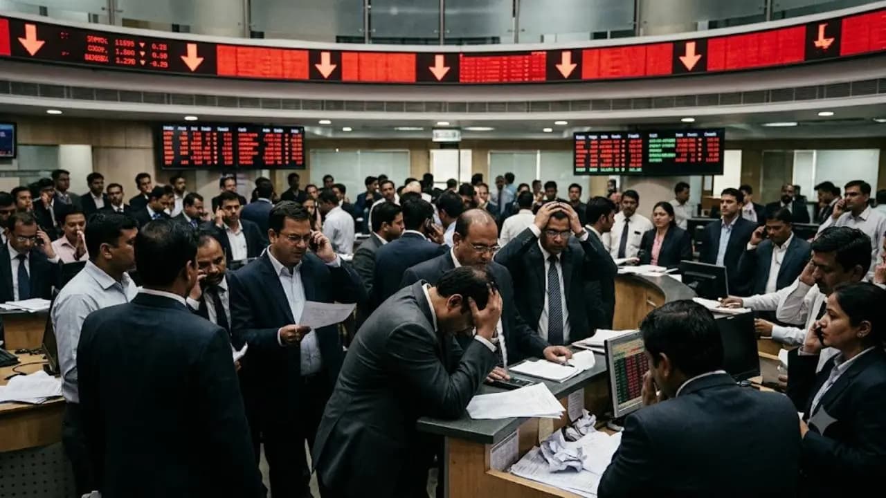 Sensex Crashes 750 Points as Crude Oil and Geopolitical Fears Weigh