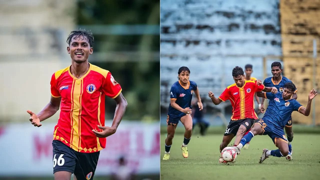 Akash Hemrams hattrick powers East Bengal to victory over United Kolkata Sports Club in CFL 