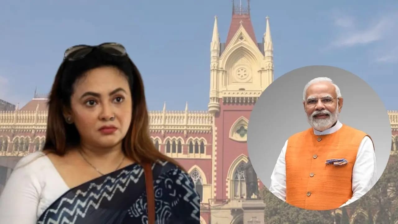 In pm narendra modi poster row Calcutta High court orders no strict steps against Sreelekha Mitra
