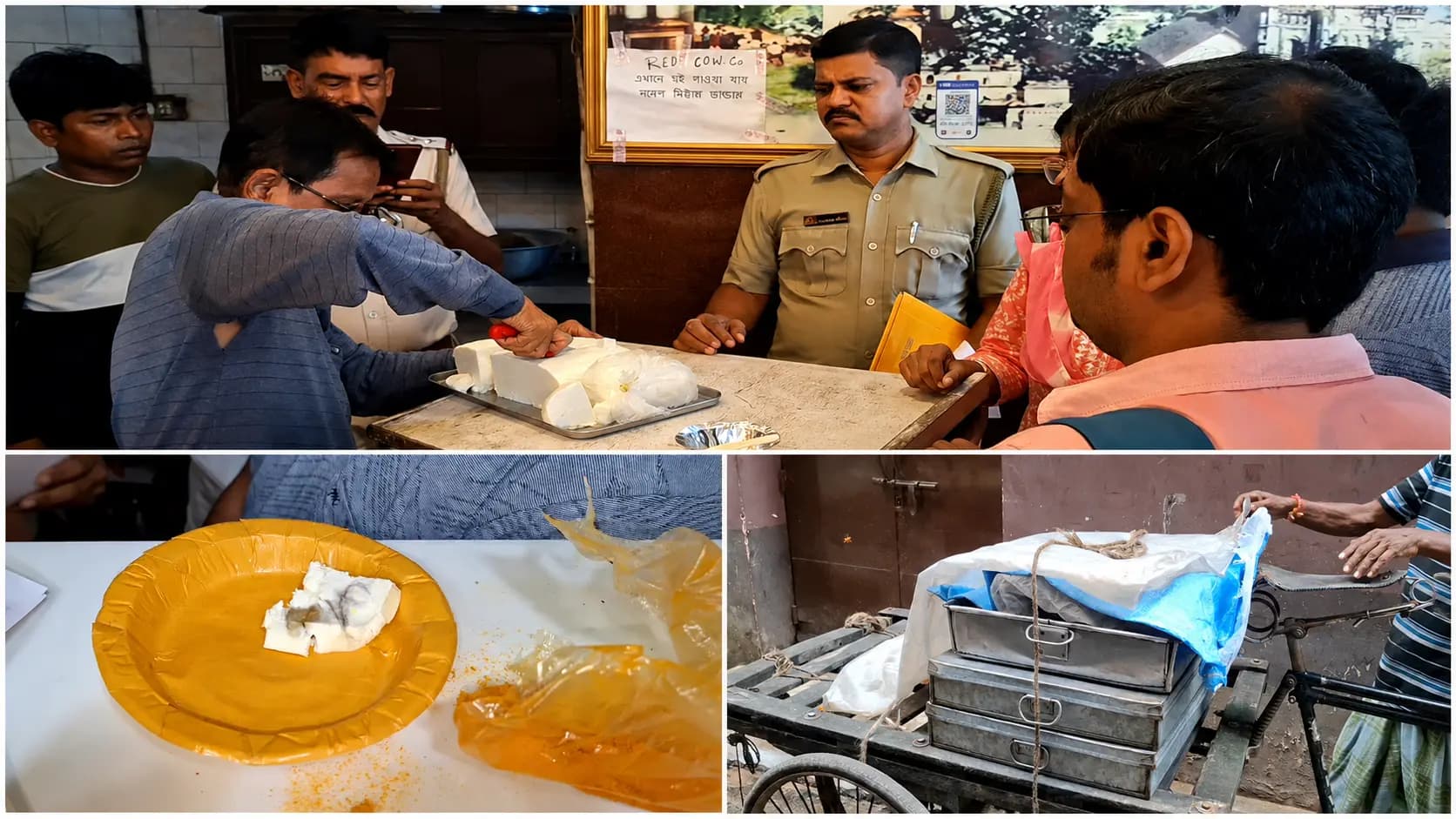 Food Safety Officials Raid Top Bardhaman Sweet Shops 10.5 kg Paneer Destroyed