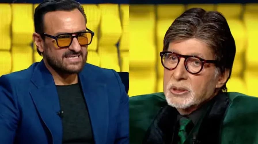 Saif Ali Khan and Amitabh Bachchan s Surprising Family Connection Revealed on Kaun Banega Crorepati