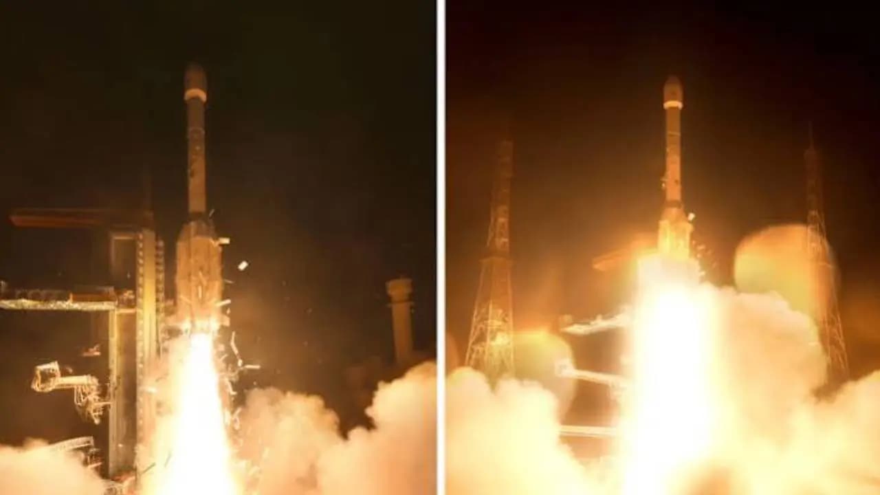 ISRO surveillance satellite EOS-05 launched into orbit aboard a GSLV rocket