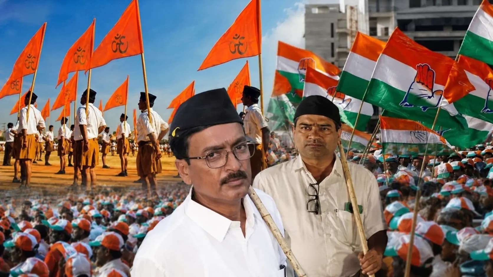 Karnatakas Congress Govt Faced Embarrassment: Its authoritarian directive failed to hold up two teachers dismissed for participating in an RSS rally found relief