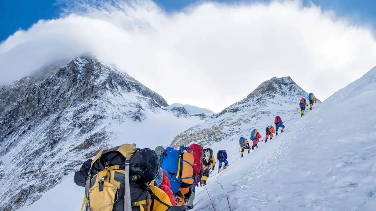 Study found that human urine is melting the glacier on Mount Everest